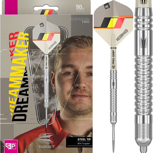 Target Darts Dimitri Van Den Bergh Gen 2 90% Tungsten Steel Tip Darts