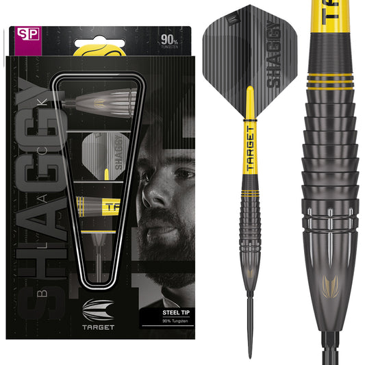 Target Darts Scott Williams Black SP 90% Tungsten Steel Tip Darts