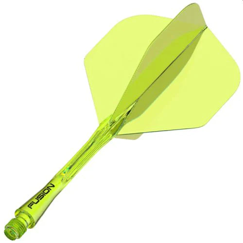 Winmau Fusion Integrated Flight System - Fluorescent Yellow