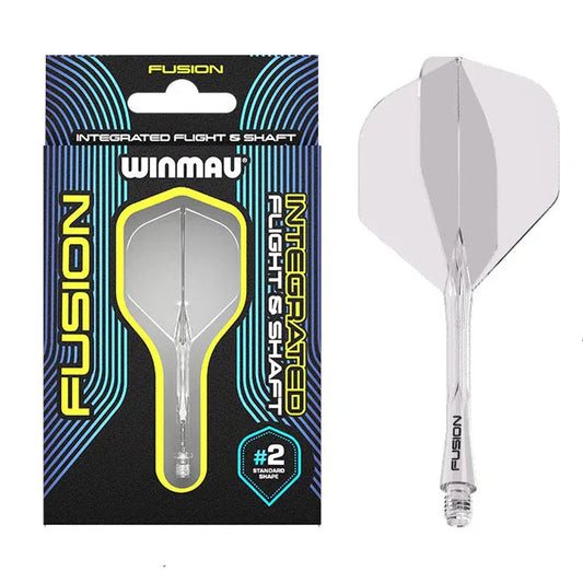 Winmau Fusion Integrated Flight System - Clear