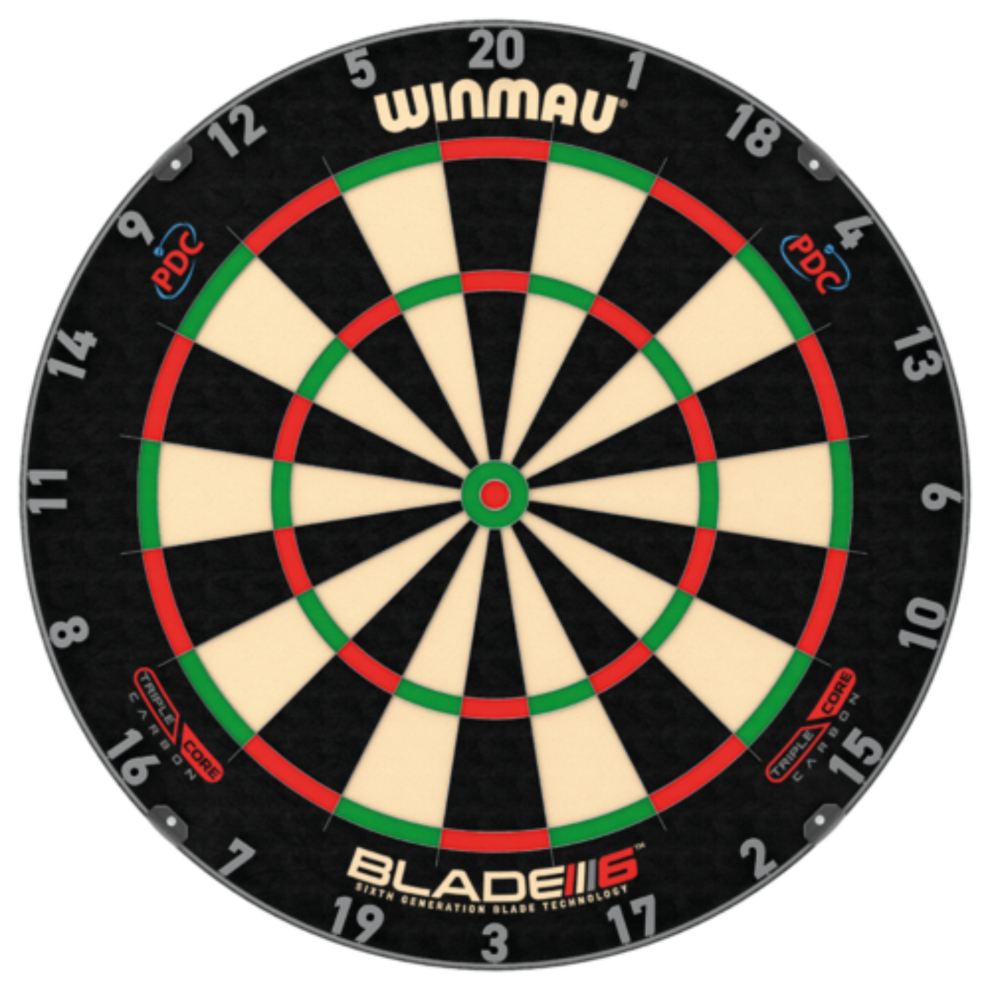 Winmau Blade 6 Triple Core PDC - Professioneel Dartbord