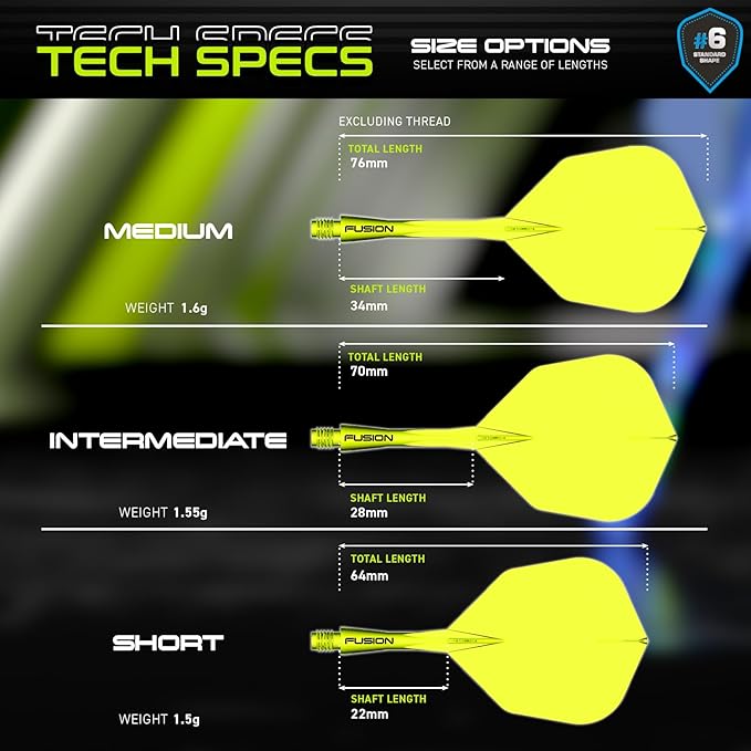 Winmau Fusion geïntegreerd vluchtsysteem