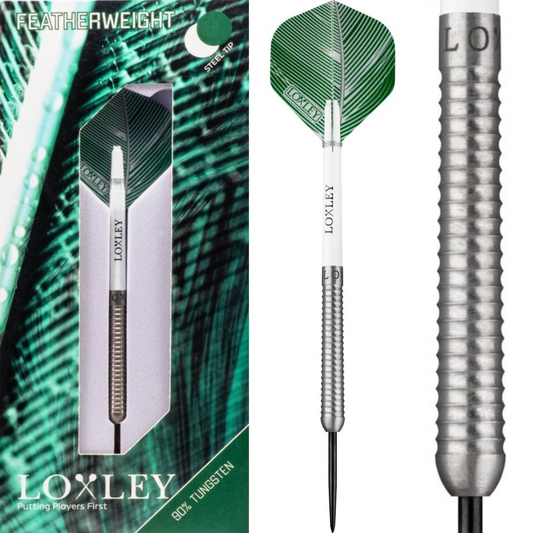 Loxley Featherweight Green 90% Tungsten Steel Tip Darts