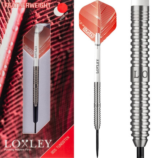 Loxley Featherweight Red 90% Tungsten Steel Tip Darts