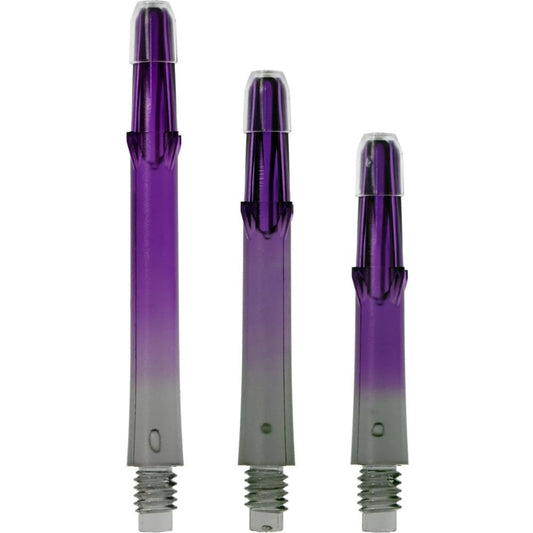 L-Style N9 Gradient Clear Black Locked Straight L-Shaft - Purple