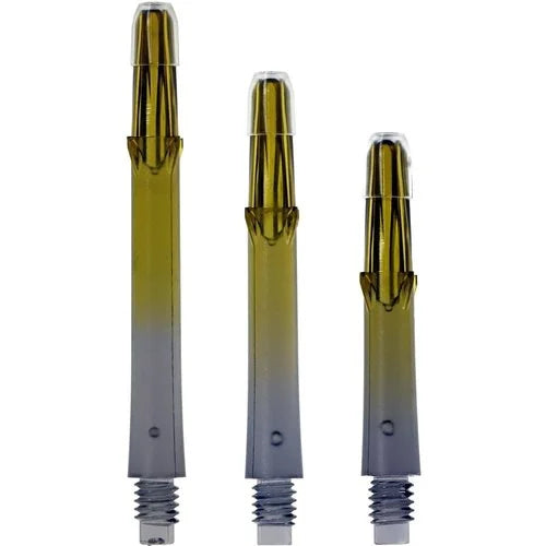 L-Style N9 Gradient Clear Black Locked Straight L-Shaft - Yellow