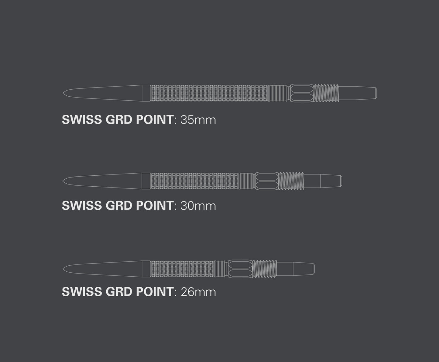 Target Darts Swiss Point GRD Dart Points