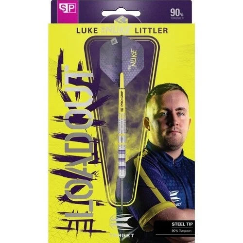 Target Darts Luke Littler Loadout 90% Tungsten SP Steel Tip Darts