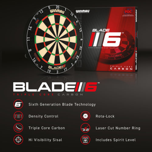 Winmau Blade 6 Triple Core PDC - Professional Dartboard